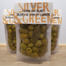 Load image into Gallery viewer, Silver & Green Olives