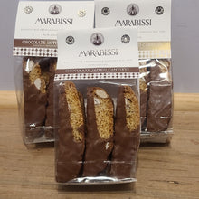 Load image into Gallery viewer, Marabissi Cantucci Chocolate Dipped with Almonds (6 per packet)