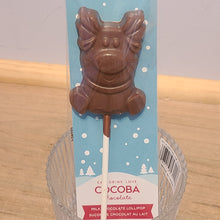 Load image into Gallery viewer, Cocoba Milk & White Chocolate Christmas Lollipops