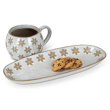 Load image into Gallery viewer, Snowflakes Motif Dishware
