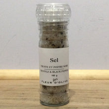 Load image into Gallery viewer, Fleur d’Olive Sea Salt with Truffles and Black Pepper