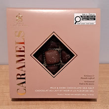 Load image into Gallery viewer, Saxon Milk & Dark Chocolate Sea Salt Caramels Box
