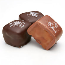 Load image into Gallery viewer, Saxon Milk & Dark Chocolate Sea Salt Caramels Box