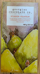 Georgian Chocolate Co Chocolate bar Ecuador Single Origin Dark Chocolate  