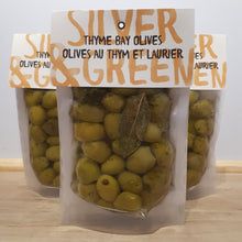 Load image into Gallery viewer, Silver &amp; Green Olives

