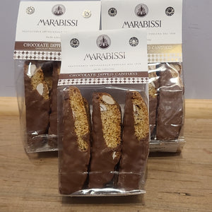 Marabissi Cantucci Chocolate Dipped with Almonds (6 per packet)