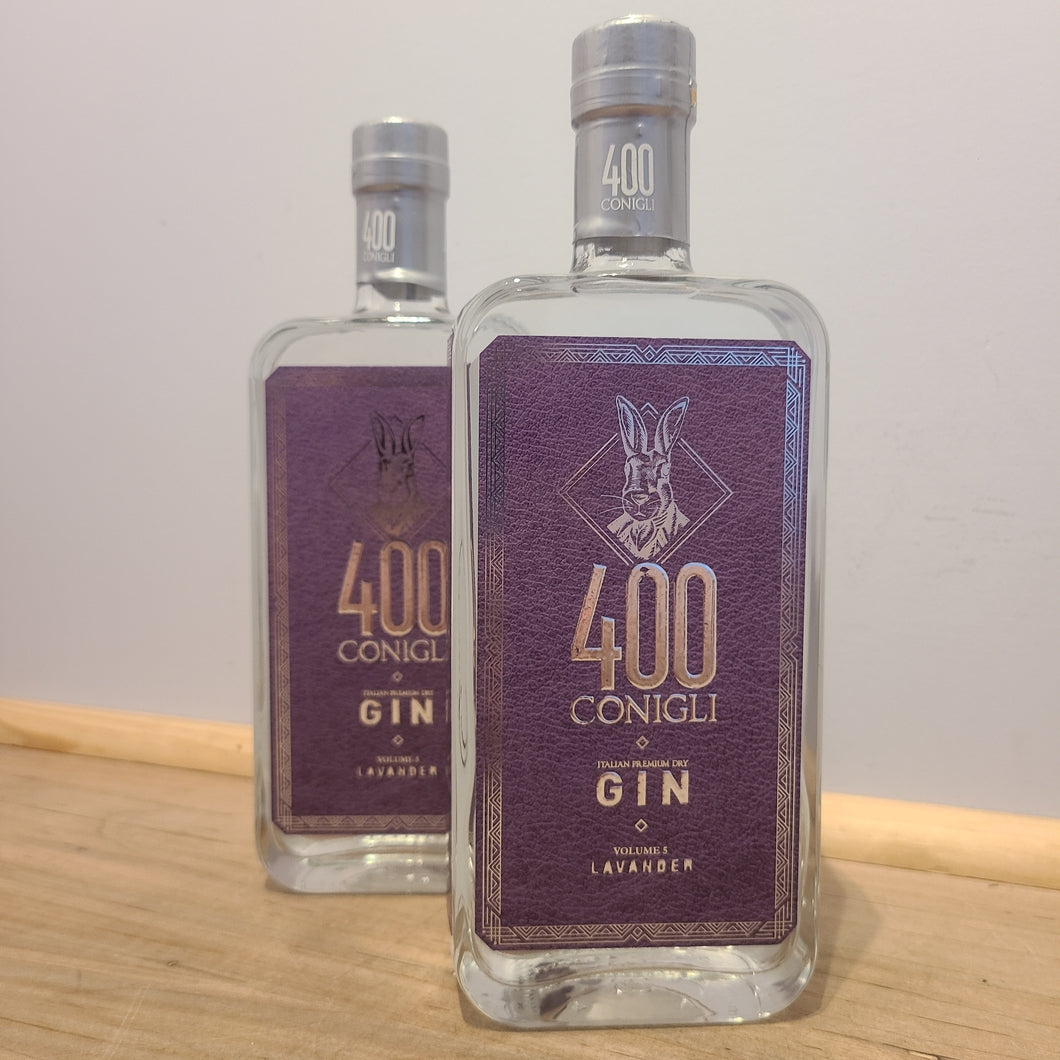 400 Conigli Italian Premium Dry Lavender Gin