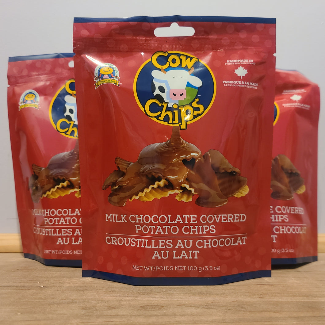 Cow Chips Milk Chocolate Covered Potato Chips