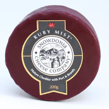 Load image into Gallery viewer, Snowdonia’s Ruby Mist Cheddar Truckle
