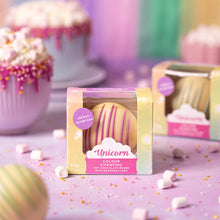 Load image into Gallery viewer, Cocoba Unicorn Colour Surprise Hot Chocolate Bombe
