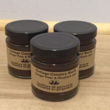 Load image into Gallery viewer, Cottage Country North Ginger, Pear &amp; Rhubarb Chutney
