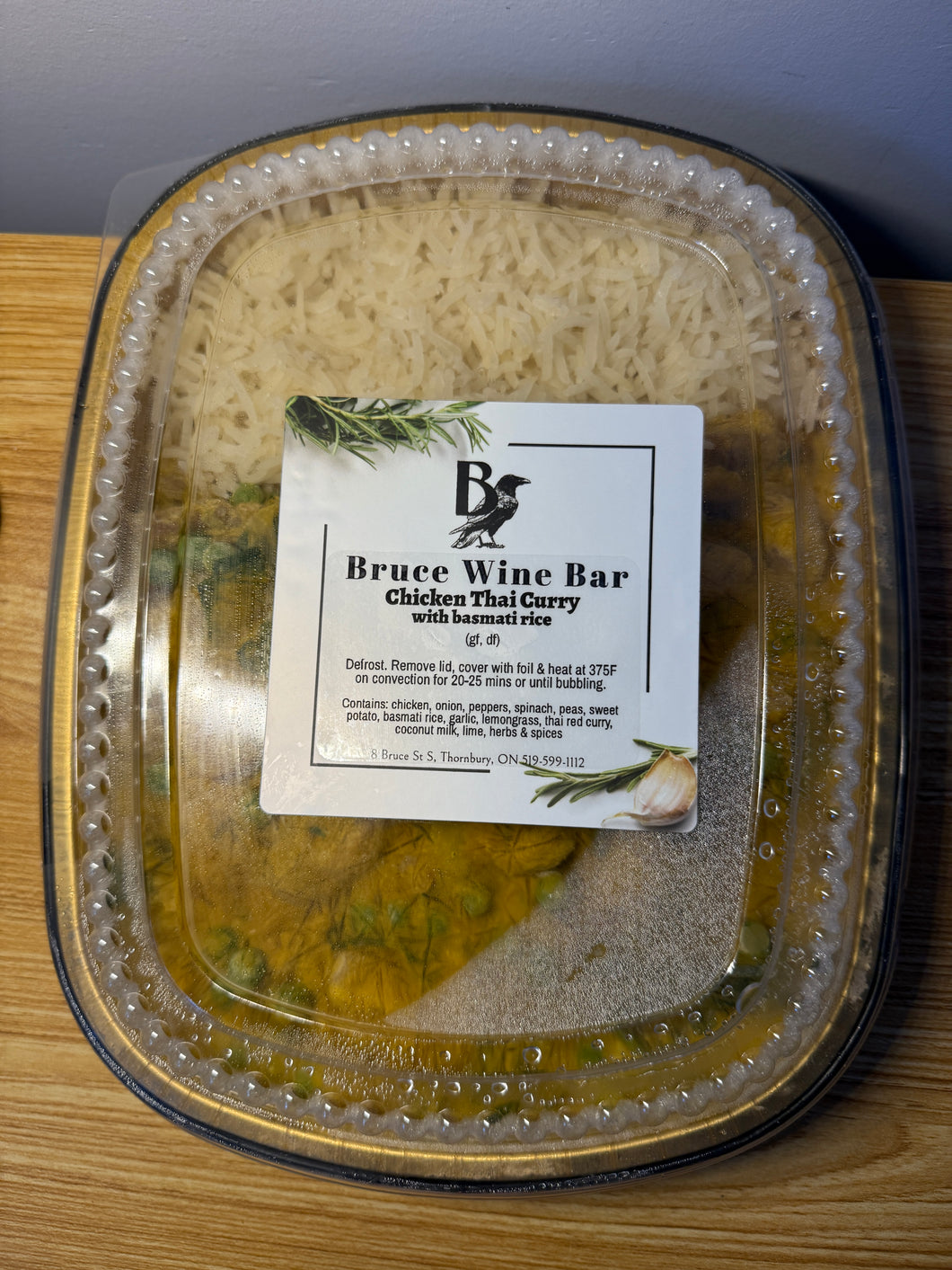 Chicken Thai Curry with rice