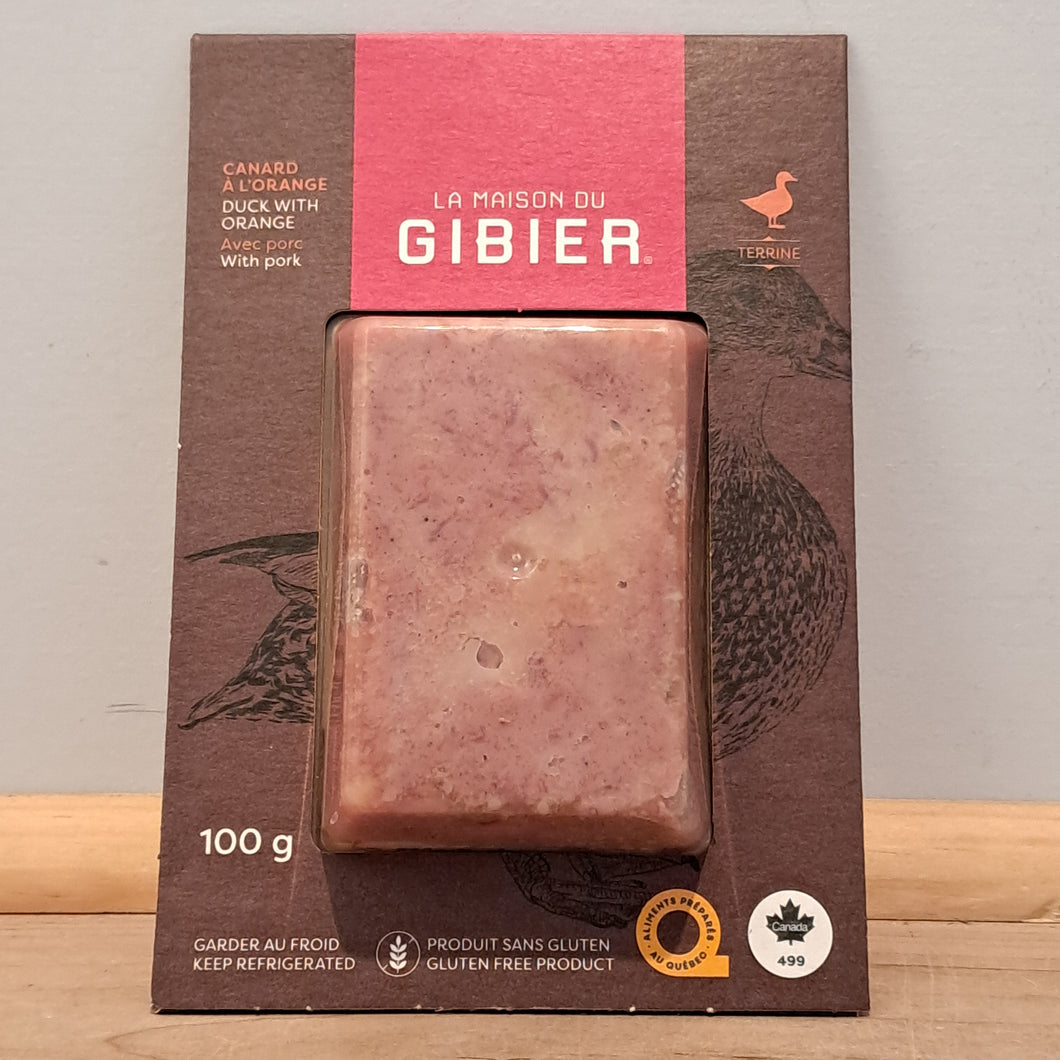 La Maison du Gibier Duck Terrine with Orange