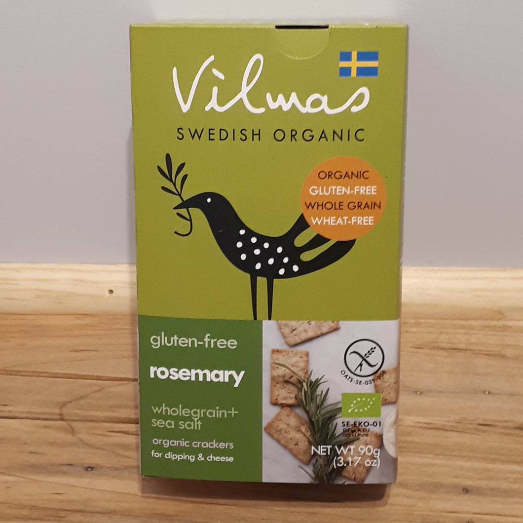 Vilmas Swedish organic gluten-free crackers (3 options)
