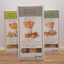 Load image into Gallery viewer, Organic Sourdough Crackers - Rustic Bakery (3 varieties)
