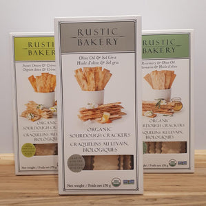 Organic Sourdough Crackers - Rustic Bakery (3 varieties)