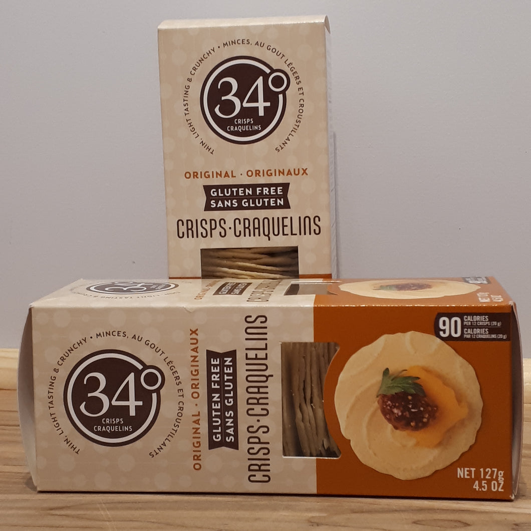 34° Crackers (7 varieties, including GF)