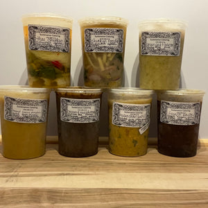 Sustenance Catering Soups & Chilis (9 varieties)