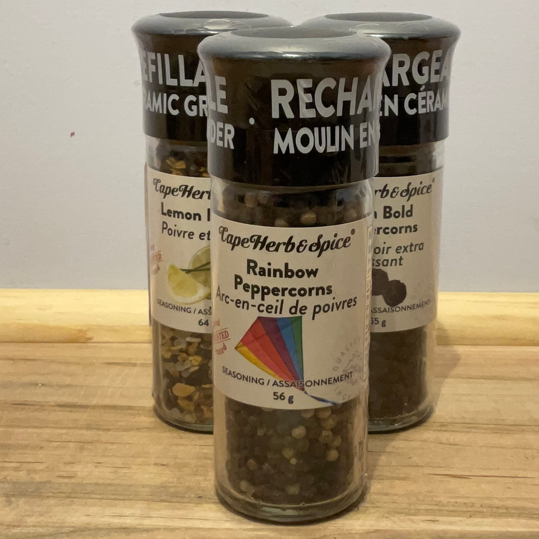 Cape Herb Pepper Grinders - small size