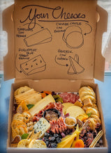 Load image into Gallery viewer, Cheese &amp; Charcuterie Boxes                    $50 or $75 option
