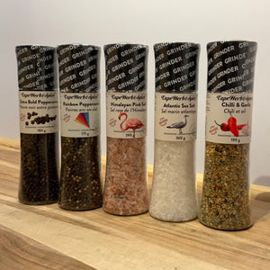 Cape Herb Salt & Pepper Grinders - large size
